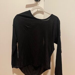 lululemon athletica Black Long Sleeve Top